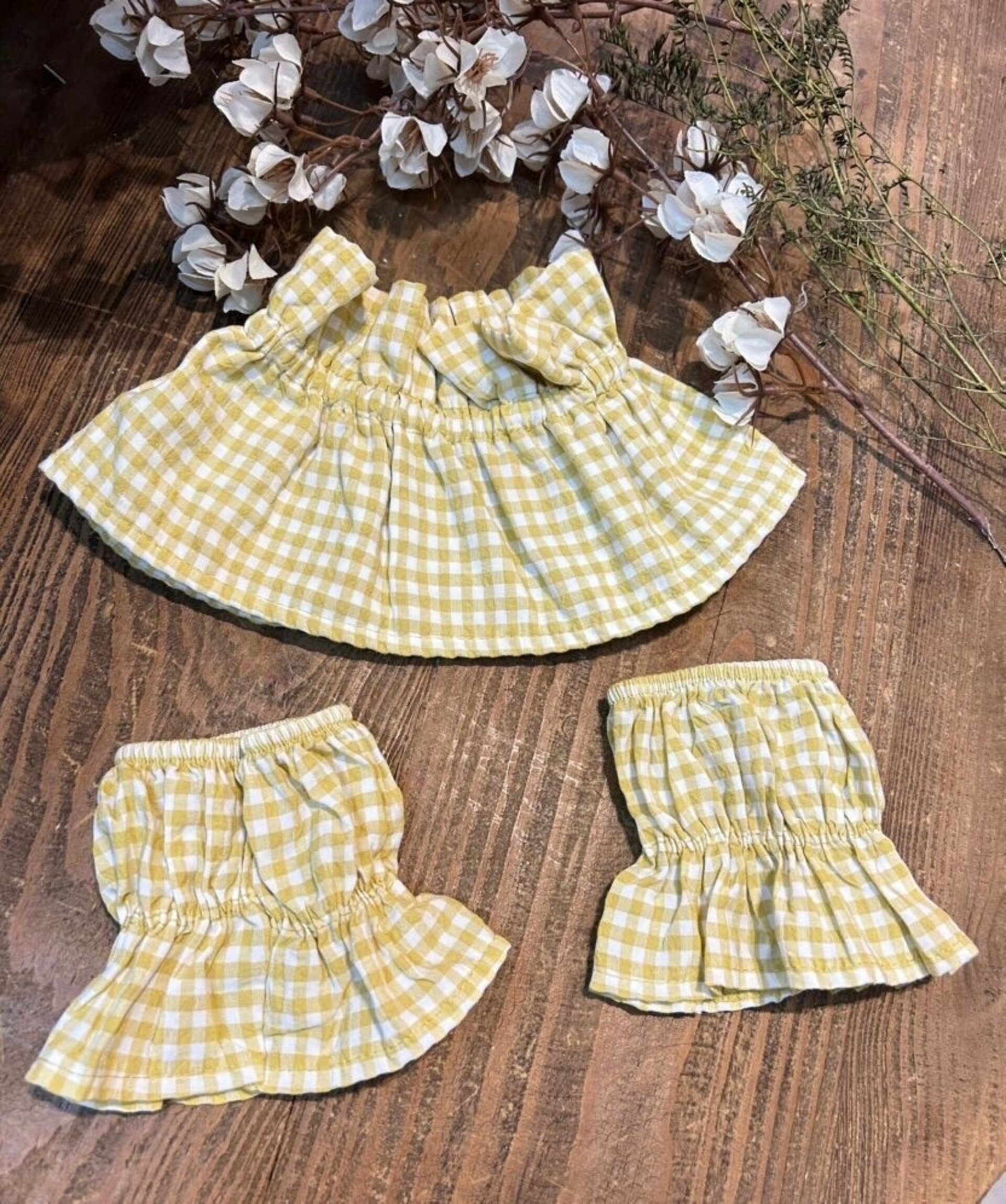 CUELLO Y PUÑOS VICHY - 7