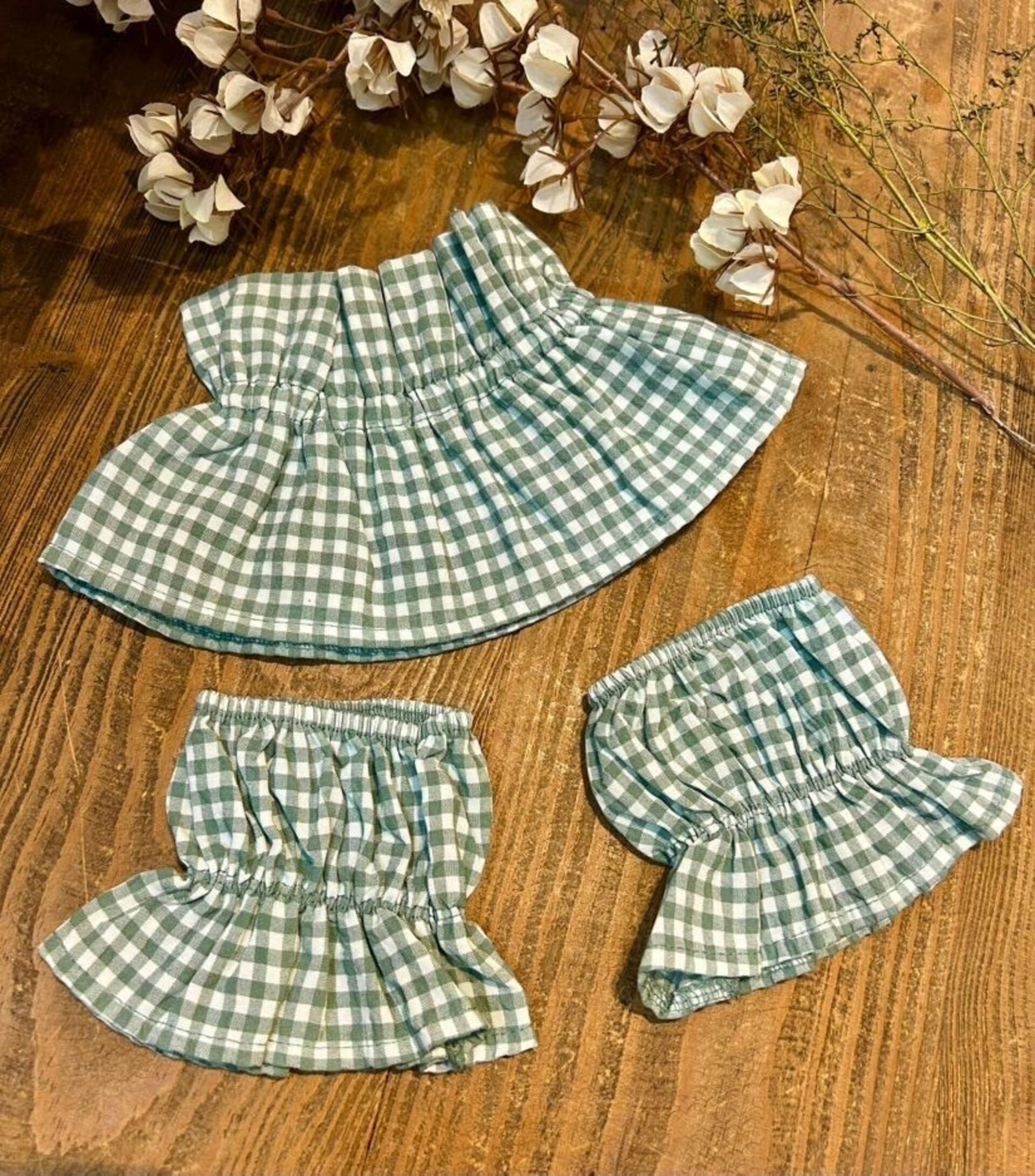 CUELLO Y PUÑOS VICHY - 2