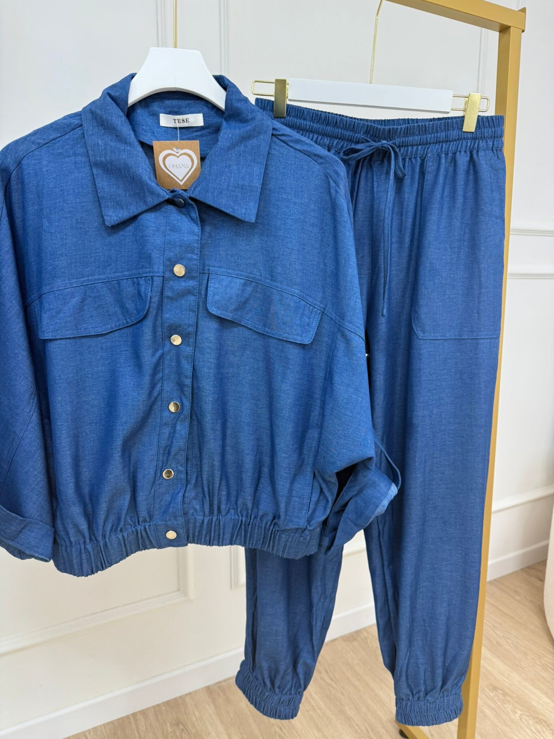 CONJUNTO DOS PIEZAS DENIM - 2